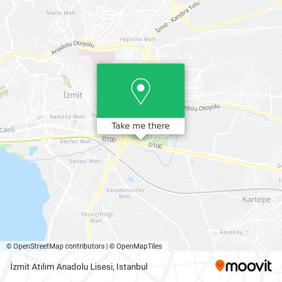 İzmit Atılım Anadolu Lisesi map