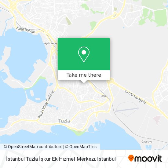 İstanbul Tuzla İşkur Ek Hizmet Merkezi map