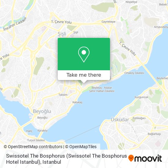 Swissotel The Bosphorus (Swissotel The Bosphorus Hotel Istanbul) map