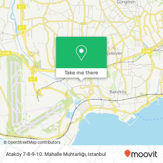 Ataköy 7-8-9-10. Mahalle Muhtarlığı map