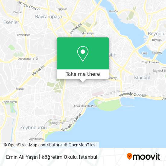 Emin Ali Yaşin İlköğretim Okulu map