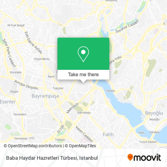 Baba Haydar Hazretleri Türbesi map