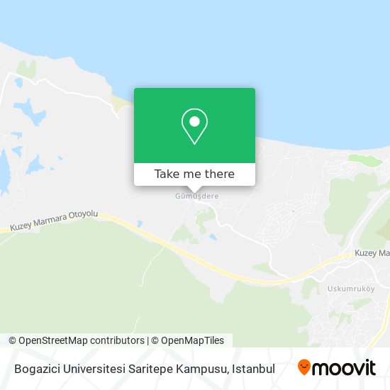 Bogazici Universitesi Saritepe Kampusu map