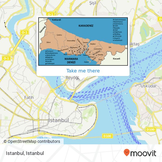 Istanbul map