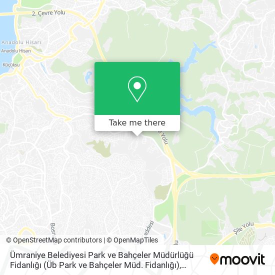 Ümraniye Belediyesi Park ve Bahçeler Müdürlüğü Fidanlığı (Üb Park ve Bahçeler Müd. Fidanlığı) map