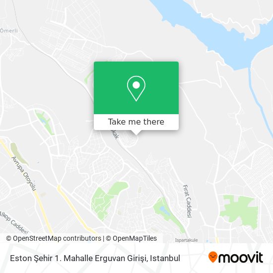 Eston Şehir 1. Mahalle Erguvan Girişi map