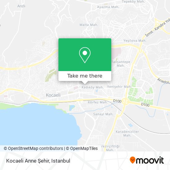 Kocaeli Anne Şehir map