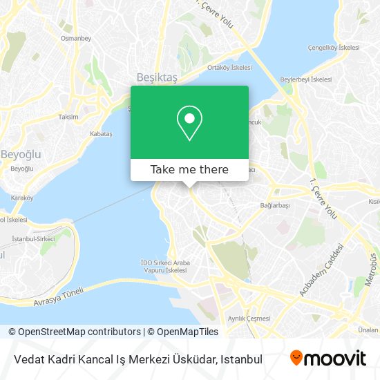 Vedat Kadri Kancal Iş Merkezi Üsküdar map