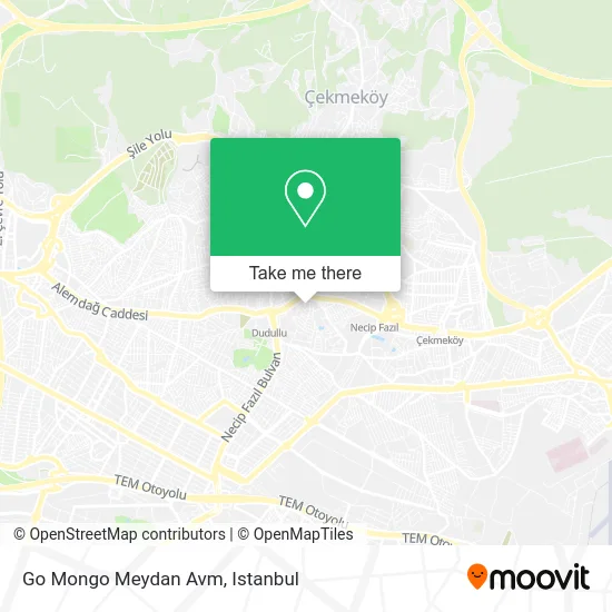 Go Mongo Meydan Avm map