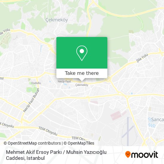 Mehmet Akif Ersoy Parkı / Muhsin Yazıcıoğlu Caddesi map