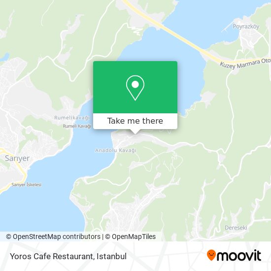 Yoros Cafe Restaurant map