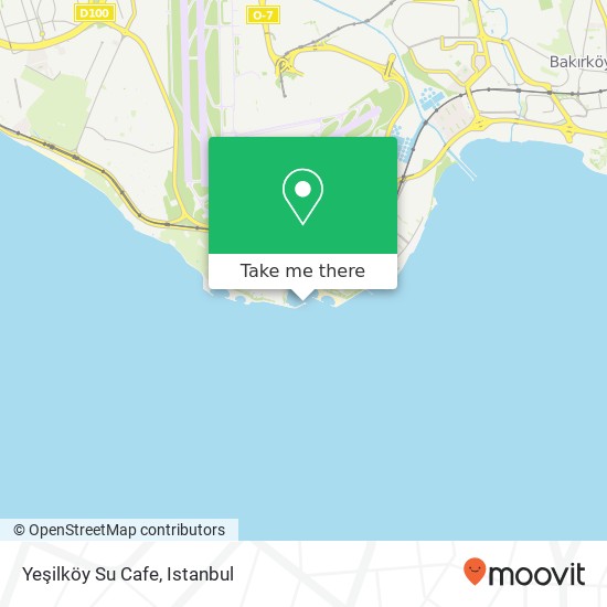 Yeşilköy Su Cafe map