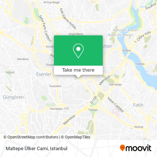 Maltepe Ülker Cami map