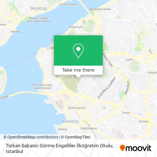 Türkan Sabancı Görme Engelliler İlköğretim Okulu map