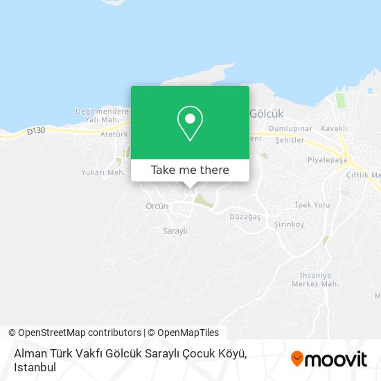 Alman Türk Vakfı Gölcük Saraylı Çocuk Köyü map