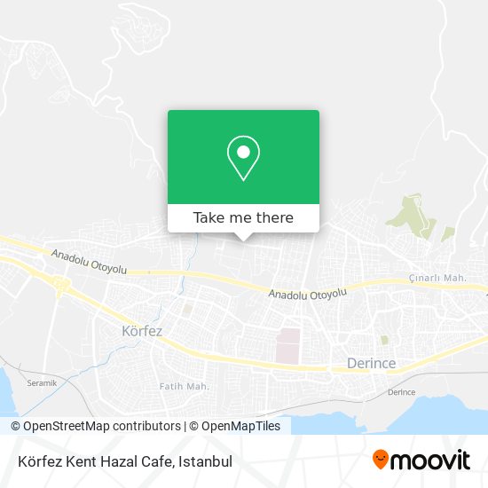 Körfez Kent Hazal Cafe map