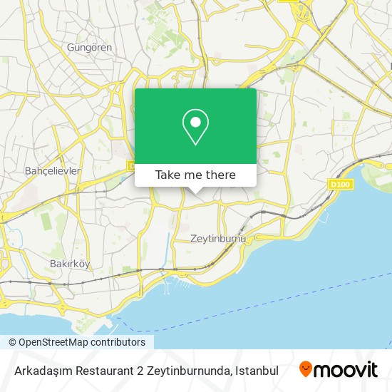 Arkadaşım Restaurant 2 Zeytinburnunda map