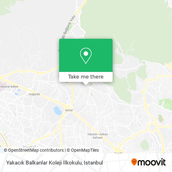 Yakacık Balkanlar Koleji İlkokulu map