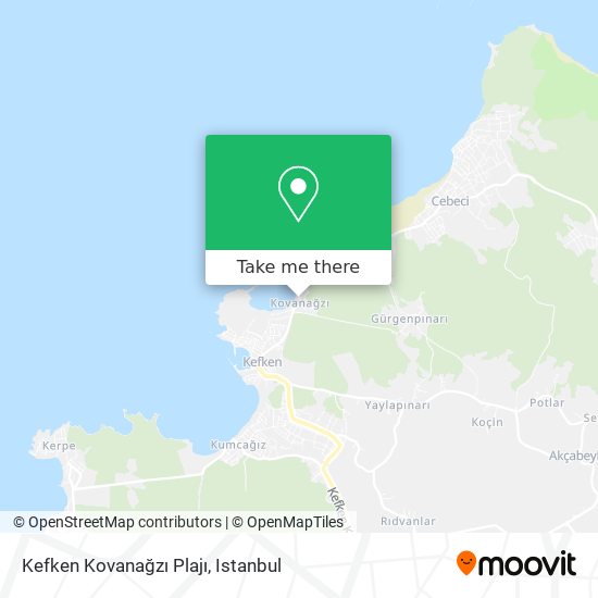 Kefken Kovanağzı Plajı map