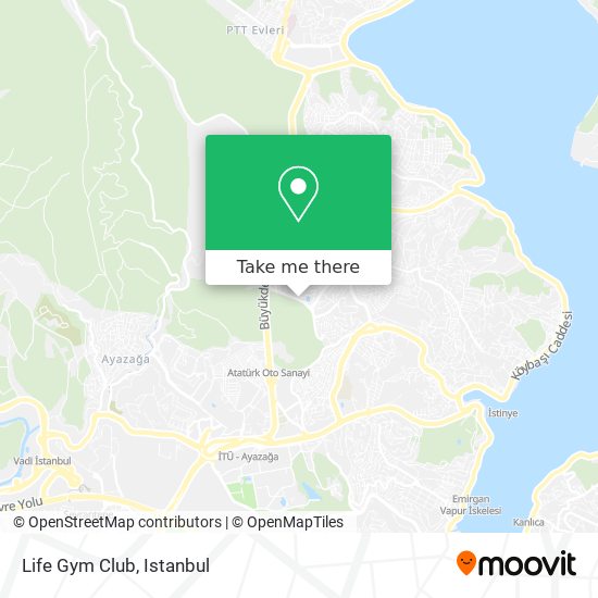 Life Gym Club map