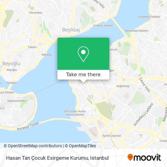 Hasan Tan Çocuk Esirgeme Kurumu map