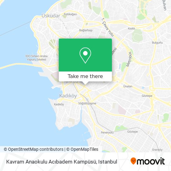 Kavram Anaokulu Acıbadem Kampüsü map