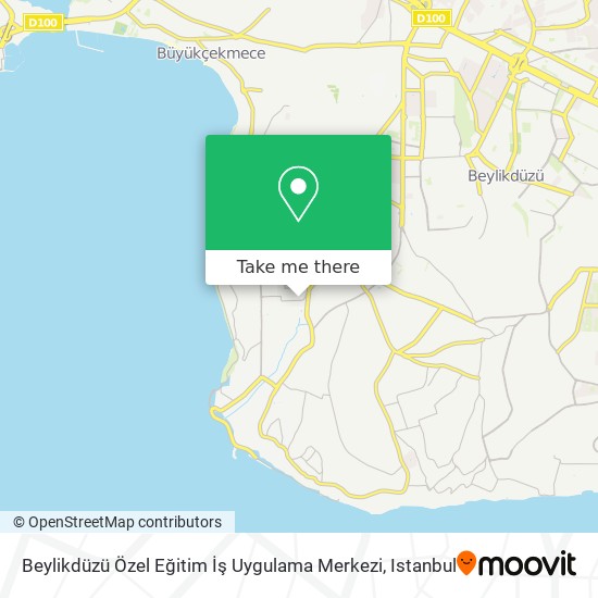 Beylikdüzü Özel Eğitim İş Uygulama Merkezi map