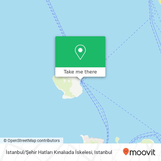 İstanbul / Şehir Hatları Kınalıada İskelesi map