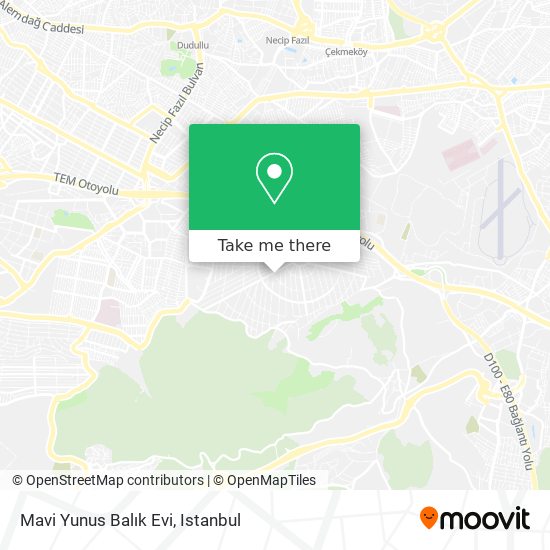 Mavi Yunus Balık Evi map