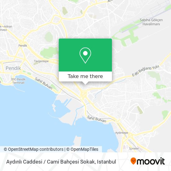 Aydınlı Caddesi / Cami Bahçesi Sokak map