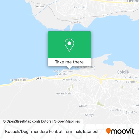 Kocaeli / Değirmendere Feribot Terminali map