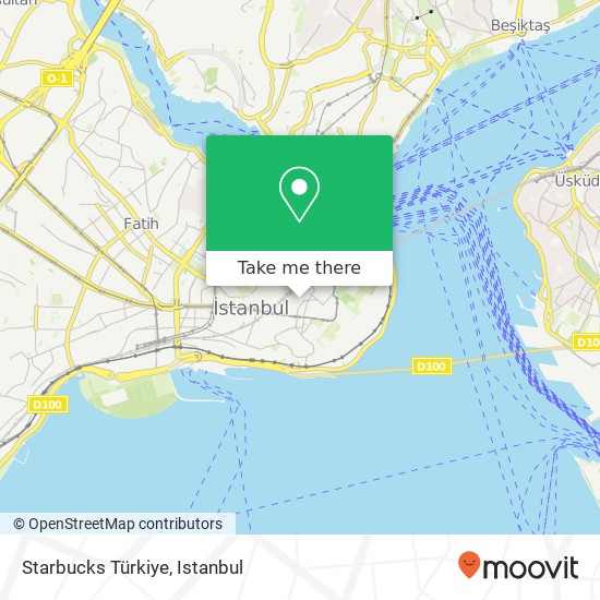 Starbucks Türkiye map