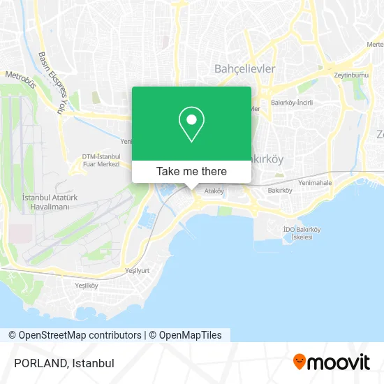 PORLAND map