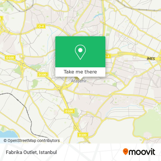 Fabrika Outlet map
