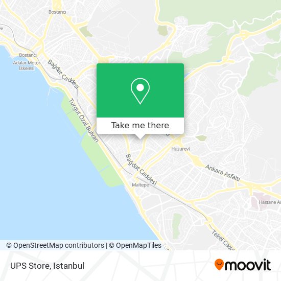 UPS Store map