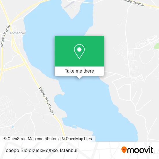 озеро Бююкчекмедже map