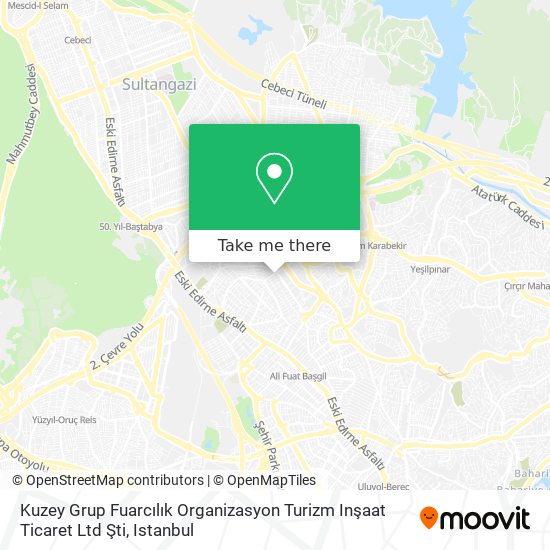 Kuzey Grup Fuarcılık Organizasyon Turizm Inşaat Ticaret Ltd Şti map