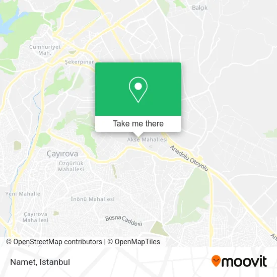 Namet map