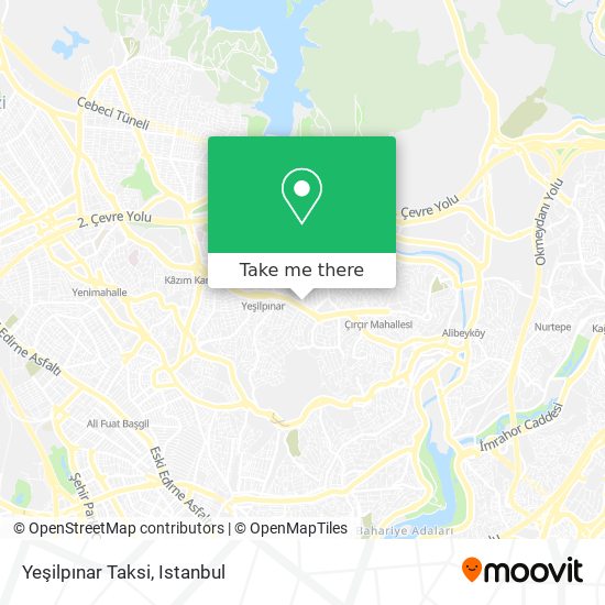 Yeşilpınar Taksi map