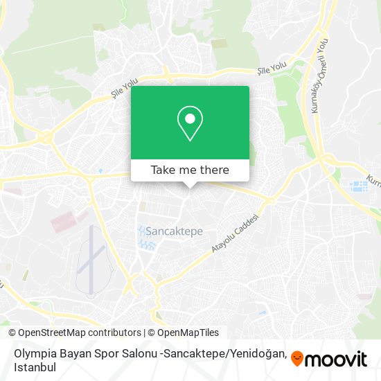 Olympia Bayan Spor Salonu -Sancaktepe / Yenidoğan map