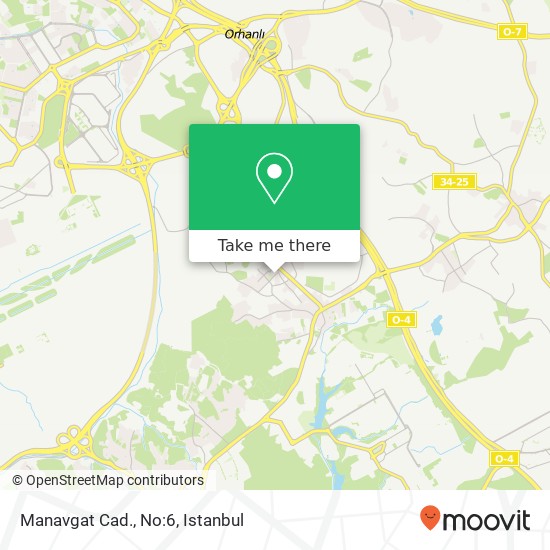 Manavgat Cad., No:6 map