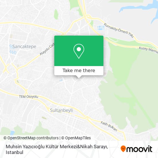 Muhsin Yazıcıoğlu Kültür Merkezi&Nikah Sarayı map