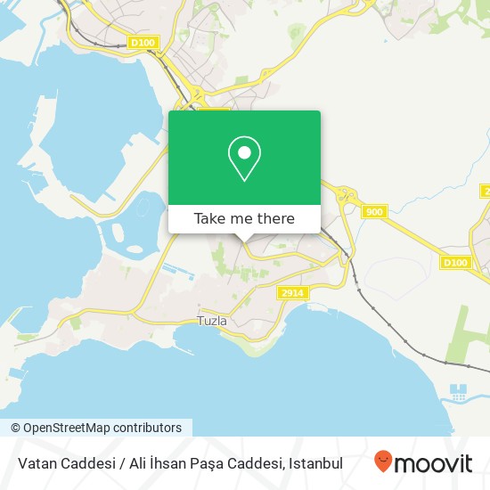 Vatan Caddesi / Ali İhsan Paşa Caddesi map