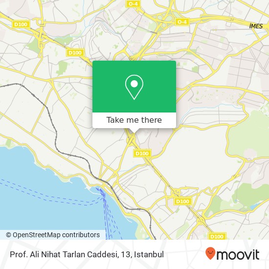 Prof. Ali Nihat Tarlan Caddesi, 13 map