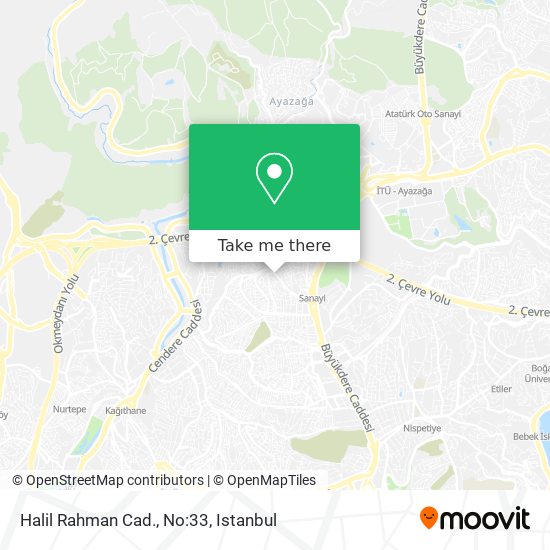 Halil Rahman Cad., No:33 map