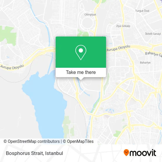 Bosphorus Strait map