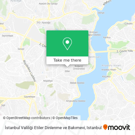 İstanbul Valiliği Etiler Dinlenme ve Bakımevi map