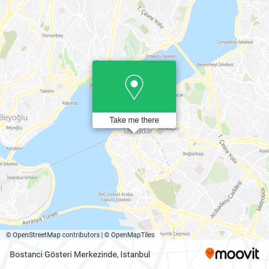 Bostanci Gösteri Merkezinde map