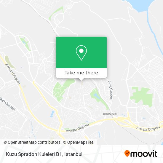 Kuzu Spradon Kuleleri B1 map