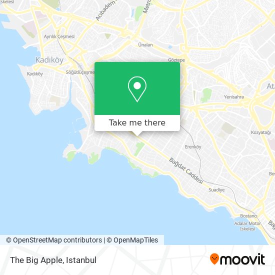 The Big Apple map
